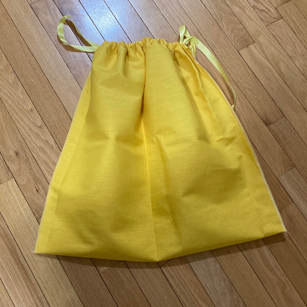 Yellow Drawstring Dust Bag - Picture 3 of 5